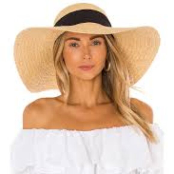NWT Hat Attack Women's Avalon Sunhat Natural - Picture 4 of 4